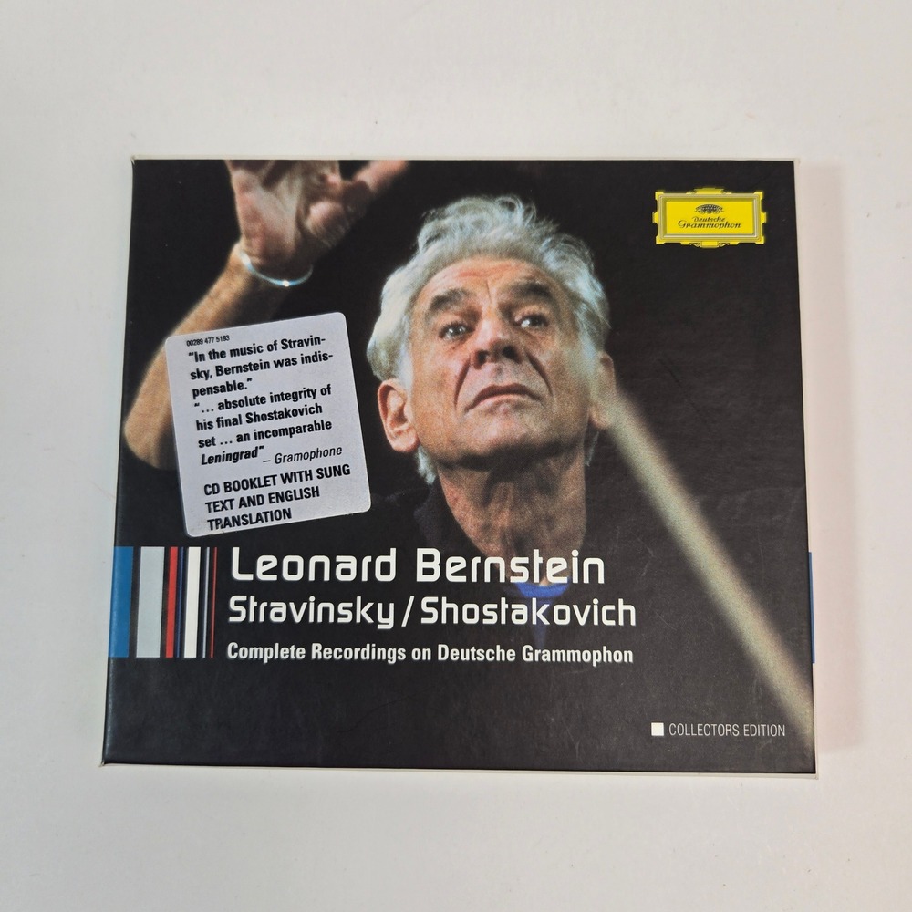 Leonard Bernstein - Stravinsky / Shostakovich 6 CD DG Deutsche Grammophon EX